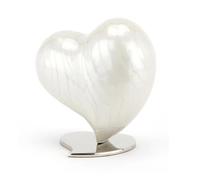 Urns UK Urna de Cenizas funerarias Hecha a Mano con corazón Grande Watford Pearl UU420009A