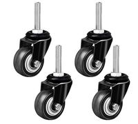 URNSXVFI Duro Du 2" Giratorio de 4 con Frenos 300lbs Carga Capaci Ruido- PU Ideal para Pelo & Banco de Trabajo li