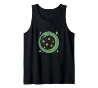 Uroboros Eterno Ciclo Serpiente Símbolo Tiempo Místico Camiseta sin Mangas