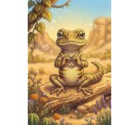 Uromastyx Journal - Cute Heart Hands Cover: Part of the Reptile & Amphibian Collection • Lined Notebook for Kids, Teens & Adults