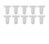 URPIZY 10 cubiertas para umbral de puerta de BMW E30 E39 E46 Z3 M3 M5 de nailon blanco 12 mm x 9 mm longitud total 13,3 mm