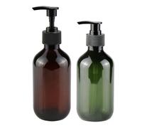 URPIZY 300 ml FL¨¹¹ Dispensador de jabón de vinagre botella para champú, gel de ducha, loción, jabón de manos, perfume¨¹m?l, juego de 4 unidades de plástico PP, gran apertura para introducción