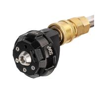 URPIZY Adaptador de boquilla de alta presión 6 en 1 para boquilla turbo Kärcher K2 K3 K4 K5 K6 K7 de alta presión de 6,3 mm (1/4 pulgadas) de latón sin plomo