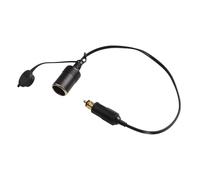 URPIZY Adaptador de cable de carga para motocicleta con conector Hella, 12-24 V, 1-10 A, material ABS, negro, 45 cm, para encendido