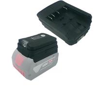 URPIZY Adaptador para batería Bosch de 18 V con lámpara LED y salida USB-C, circuito de protección integrado para sobrecarga, sobretensión y sobrecorriente, para BAT622 BAT609 BAT618G BAT609G, color