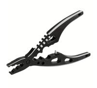 URPIZY Alicates RC multifuncionales de metal para bolas STO?d?mpfer y Schwei?Trabajar, ergonómicamente antideslizante, 9 x 19 cm, color negro y plateado