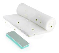 URPIZY Almohadilla de filtro para acuario de 50 x 120 cm con cepillo para pulir, medio filtrante de alta calidad para tratamiento de agua, multiusos, se puede cortar según sea necesario, para acuarios