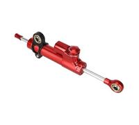 URPIZY Amortiguador de dirección para Kukirin G3 Pro 2024, Sto?d?mpfer estabilizador con dirección pr?ziser y sistema de baja vibración, de aluminio + plástico, 560 g, negro/rojo