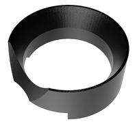 URPIZY Anillo colector de polvo de café CRM3912C 58 mm para molino de café expreso para recoger residuos de café, ajuste perfecto, fácil de montar, 58 mm, para modelos CRM3912c