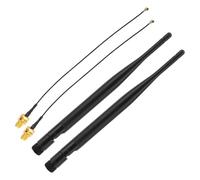 URPIZY Antena para 915 MHz LoRa, ganancia 5 dBi SMA Man, cobre chapado en oro, plegable, 19,5 cm, para puerta de enlace, router, dispositivos de comunicación, incluye cable de conexión RF