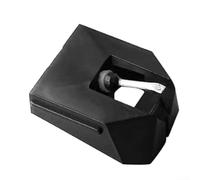 URPIZY AT-VMN95E - Lápiz capacitivo de repuesto para tocadiscos Audio-Technica AT-LP120X-USB, con mango de aluminio y aguja elíptica, 1 unidad, color negro