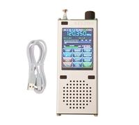 URPIZY ATS200 Radio de banda con SSB, recepción de banda de aviación, pantalla a color de 2,4", SI4732+ESP32, módulo de conversión de frecuencia integrado, para circuito LNA, antena de varilla de 820