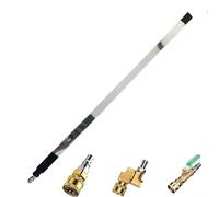 URPIZY Barra de limpieza para radiador de coche, 60 cm, acero inoxidable, condensador, herramienta de limpieza con conector giratorio de 180 ° para mantenimiento de vehículos