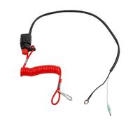 URPIZY Boat Outboard Motor Lanyard Kill para apagado de emergencia, fácil montaje, detiene el motor en caso de accidente, compatible con motores fuera de borda más antiguos