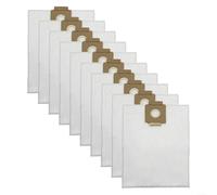 URPIZY Bolsas de aspiradora de 5 capas para Kärcher T 7, T7/1, T8/1, T12/1 DS5300 - Bolsas de repuesto con conector de cartón para suciedad seca (4 unidades) (10 unidades)