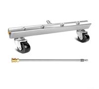 URPIZY Boquilla de limpieza de subsuelo de alta presión para lavado de coches con conector de 1/4 pulgadas de acero inoxidable limpiador de lavado de chasis accesorios