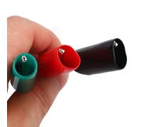 URPIZY Cable alargador de multímetro para coche con enrollador, cable de prueba extensible para comprobador de coche, 2 puertos de conexión, compacto y portátil, plástico de 3 o 6 m