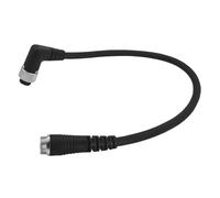 URPIZY Cable de alimentación eléctrico con 2 orificios de PVC y cobre, compatible con Daiwa y Shimano, 0,45-2 m, color negro y plateado