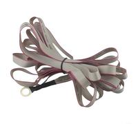 URPIZY Cable de red terrestre PF-12, antena de onda corta de 5 m, con 10 cables, rejilla de tierra para PAC-12, compatible con antena JPC-7 DP, color blanco