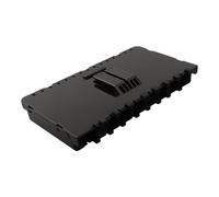 URPIZY Caja de cebo de pesca para MEIHO Box | Soporte vertical para cebo duro e intermitente | con orificios de drenaje para secar | S (20 x 11 x 3 cm)