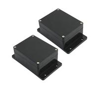 URPIZY Caja de conexiones impermeable IP65, 115 x 90 x 55 mm, carcasa electrónica para montaje, con orejas de fijación, para proyectos electrónicos y cajas de control, 2 unidades