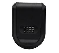 URPIZY Caja de llaves con cerradura de combinación de 4 dígitos, montaje en pared, gran área de montaje para casa, oficina, apartamento, compatible con varias llaves