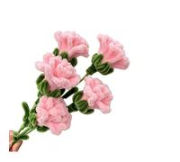 URPIZY Claveles artificiales Twizzle hechos a mano para el Día de la Madre y el Día del Maestro, para el hogar, oficina, bodas y eventos, diseño realista de larga duración