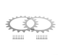 URPIZY Clavos antideslizantes para cortacésped Ruedas para Ecovacs Goat Robot Cortacésped Acero inoxidable 238X2.0mm Plata Fácil Instalación Rendimiento Mejorado para Robot Cortacésped