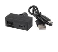 URPIZY Controlador de velocidad de ventilador PWM de 4 pines con entrada USB-C con conmutación de 5 V a 12 V CC de 5 V a 12 V, ajuste continuo de 0 a 100 %, compatible con bombas de refrigeración por