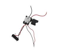 URPIZY Cordless Elektro-Bohrer Trigger schalter 21V mit Licht, MetallKunststoff Ersatzschalter Kompatibel mit Worx Schwarz 65x40mm
