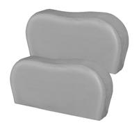 URPIZY Cubierta de neumáticos robusta para ejes dobles de 26 a 31,75 pulgadas, para camiones, SUV, caravanas, resistente a la intemperie, resistente a los rayos UV, con cierre rápido, 2 unidades (gris