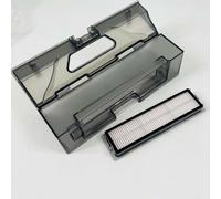 URPIZY Depósito de polvo con filtro HEPA para trouver rls3 robot aspirador de repuesto, plástico ABS, apto para LDS Finder 600 300 Mova L600 rzls4 L300 Finder Dreame D9 D9 Pro D9MAX L9 L