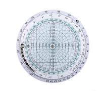URPIZY E6B-R Calculadora de vuelo Aviación Plotter Regla de cálculo para entrenamiento de vuelo Navegación Pilotos Instrumento de vuelo Triángulo de viento Planificación de vuelo 4 pulgadas 6 pulgadas