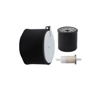 URPIZY Filtro de aire, filtro de combustible y filtro de aceite Tune-Up Kit para Kawasaki Mule 500, 520, 550, 600, 610, 2500, 2510, 2520 con motores KAF400 y KAF300 - Repuesto para 49019-1055, 49065