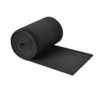 URPIZY Funda organizadora de cables de 152 cm, neopreno, impermeable, flexible, cortable, para proteger y ordenar el cable del barco en el entorno marino, negro