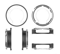 URPIZY Funda para CMF para Nothing Watch 3 Pro, carcasa de metal con protección resistente a los arañazos, impermeable y resistente a los golpes, protección completa de 360° (negro)