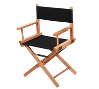 URPIZY Funda para silla de registro, de lona, para sillas de jardín al aire libre, multicolor, 48 x 38 cm (negro)