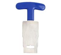 URPIZY Hayward - Herramienta de retorno de piscina de acero inoxidable con mango ergonómico para liberación de eyeball y anillo de asiento, color plata/azul