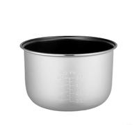 URPIZY Hervidor de viaje de repuesto, olla interior de aleación, antiadherente, para arroz, sopas, guisos y pasteles, distribución uniforme del calor con escala de capacidad (4L)