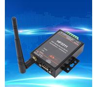 URPIZY HF-2211 - Convertidor de serie a Ethernet industrial RS232/RS485/RS422, 230.400 BPS, 5-36 V CC, para Modbus TCP, configuración web