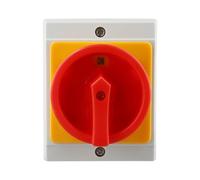 URPIZY Interruptor principal 16 A 3 polos interruptor giratorio IP65 interruptor de separación de carga UKP apto para 440 V PC resistente carcasa ABS para interior y exterior con certificación CE