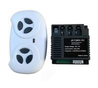 URPIZY JR1738RX-12V 12V 12V - Juego de receptor y mando a distancia para coche eléctrico, 2,4 G RC con función de arranque suave, para modelo JR1801RX, carcasa ABS