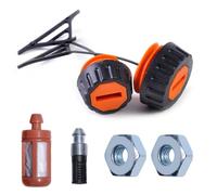 URPIZY Juego de 2 tapas de aceite para motosierra Stihl 020 021 023 024 025 026 028 034 036 038 motosierra, repuesto para 0000 350 0520, incluye tapa de combustible y filtro