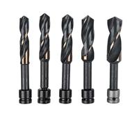 URPIZY Juego de 5 brocas para taladrar madera precisa con punta de metal duro, borde de corte optimizado para agujeros limpios, adecuado para madera dura, madera blanda, MDF y vidrio acrílico