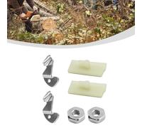 URPIZY Juego de piezas de repuesto para motosierra con recogecadenas, tuercas de barra 11226567700 para MS440 MS460 MS660, incluye 2 recogecadenas, 2 tuercas de bar, 2 pernos guía tiras amortiguadoras
