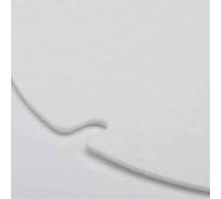 URPIZY Junta plana para horno de 2 mm de fibra de silicato de calcio, magnesio, resistente al calor hasta 1200 °C, para tubo de chimenea de 125 mm de diámetro, se puede cortar para sellar las tapas de