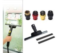 URPIZY Kärcher SC2 SC3 SC4 SC5 - Juego de accesorios de boquilla con extractor y cepillo de limpieza, 7 piezas, para una eliminación eficaz de la suciedad, construcción de plástico resistente, fácil