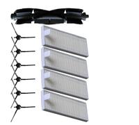 URPIZY Kit de cepillo lateral y filtro para Eureka Lvac Voice Nuo, Dynaking R21, LG R580HK/R585HKA Series - 6 cepillos laterales, 4 filtros, 1 cepillo principal, compatible con aspiradoras robóticas