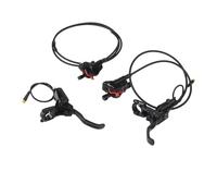 URPIZY Kit de freno hidráulico de 3 pines, juego de frenos de disco delantero izquierdo (800 mm) y trasero derecho (1400 mm).