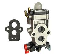 URPIZY Kit de repuesto de carburador para modelos Kawasaki TJ45, TJ45E, KBH45A, KBH45B, KBL45A, KBL45B, KBL45B ¨C, carburador metálico con junta, 10 ¡Á 9 ¡Á 5 cm, color plateado